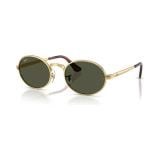 Kính mát Rayban A$AP Rocky Metal 2026 RB3931 001/31 - Gọng vàng Arista, tròng xanh lá