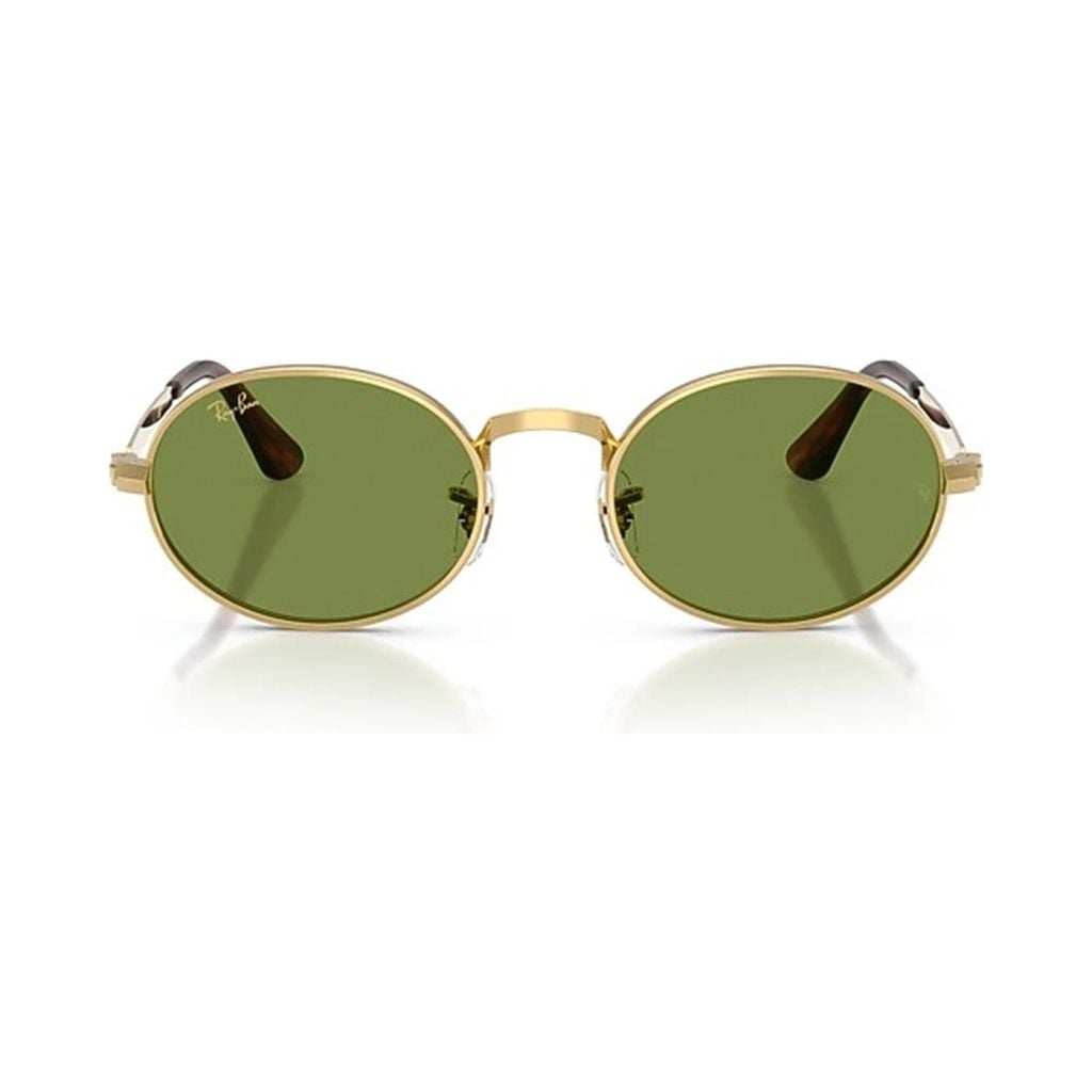 Kính mát Rayban A$AP Rocky Metal 2026 RB3931 001/4E - Gọng vàng Arista, tròng xanh lá