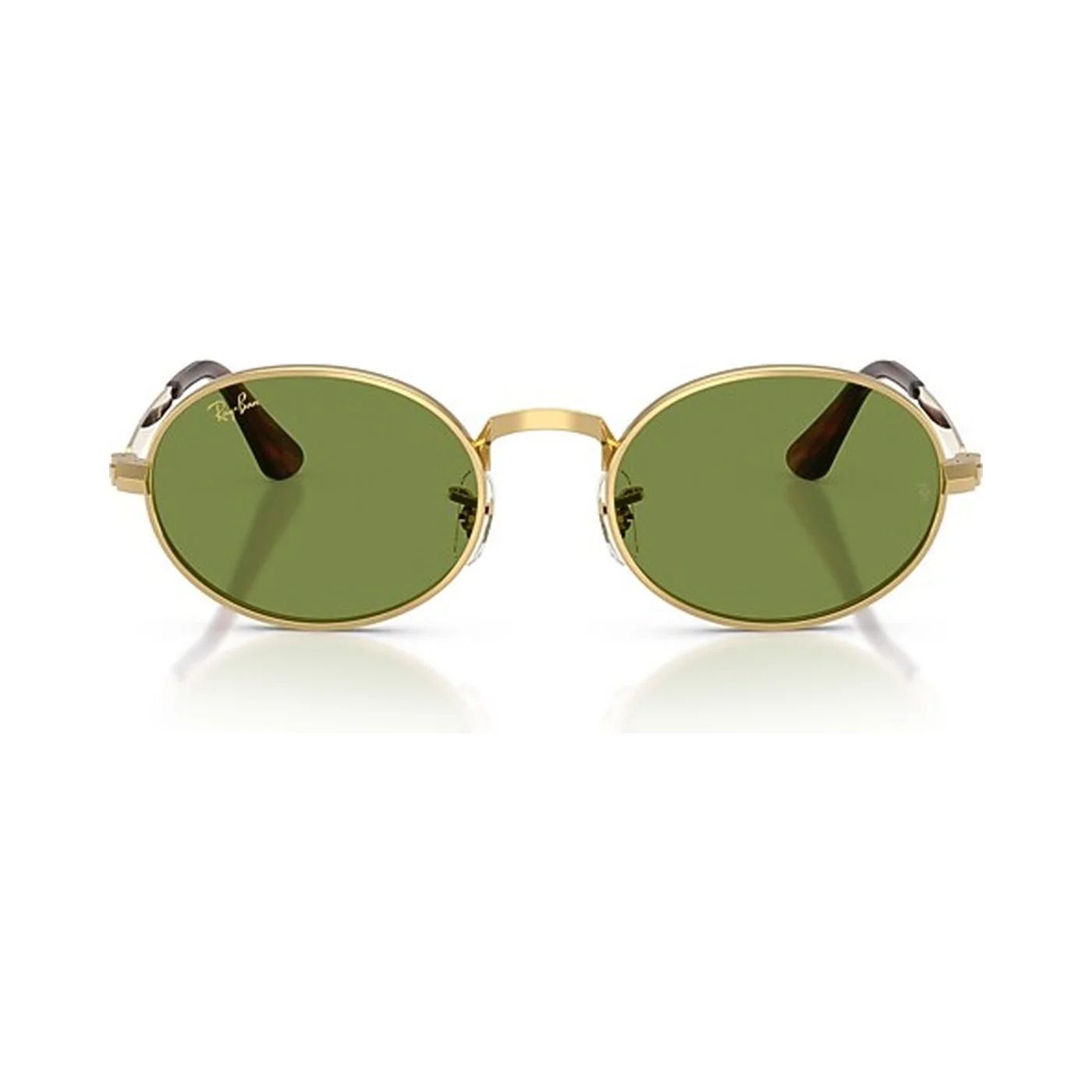 Kính mát Rayban A$AP Rocky Metal 2026 RB3931 001/4E - Gọng vàng Arista, tròng xanh lá