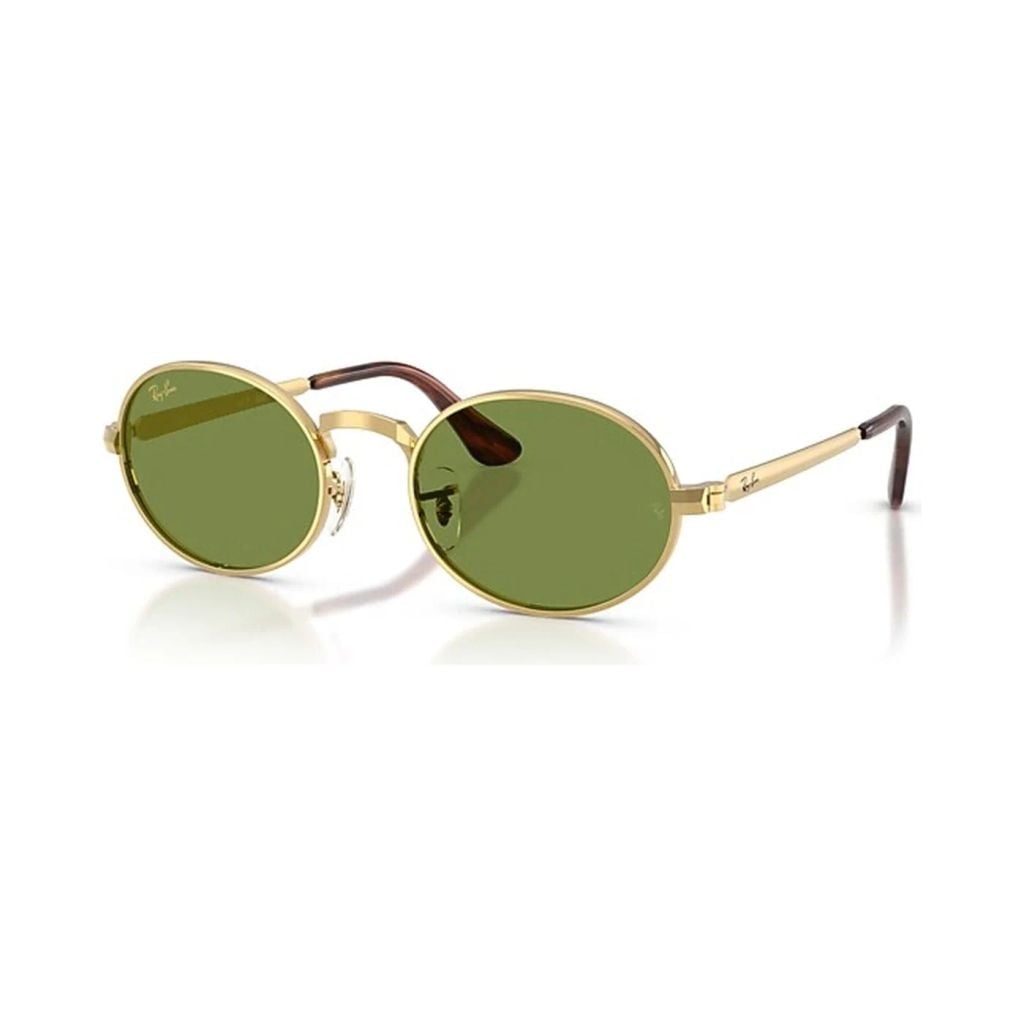 Kính mát Rayban A$AP Rocky Metal 2026 RB3931 001/4E - Gọng vàng Arista, tròng xanh lá