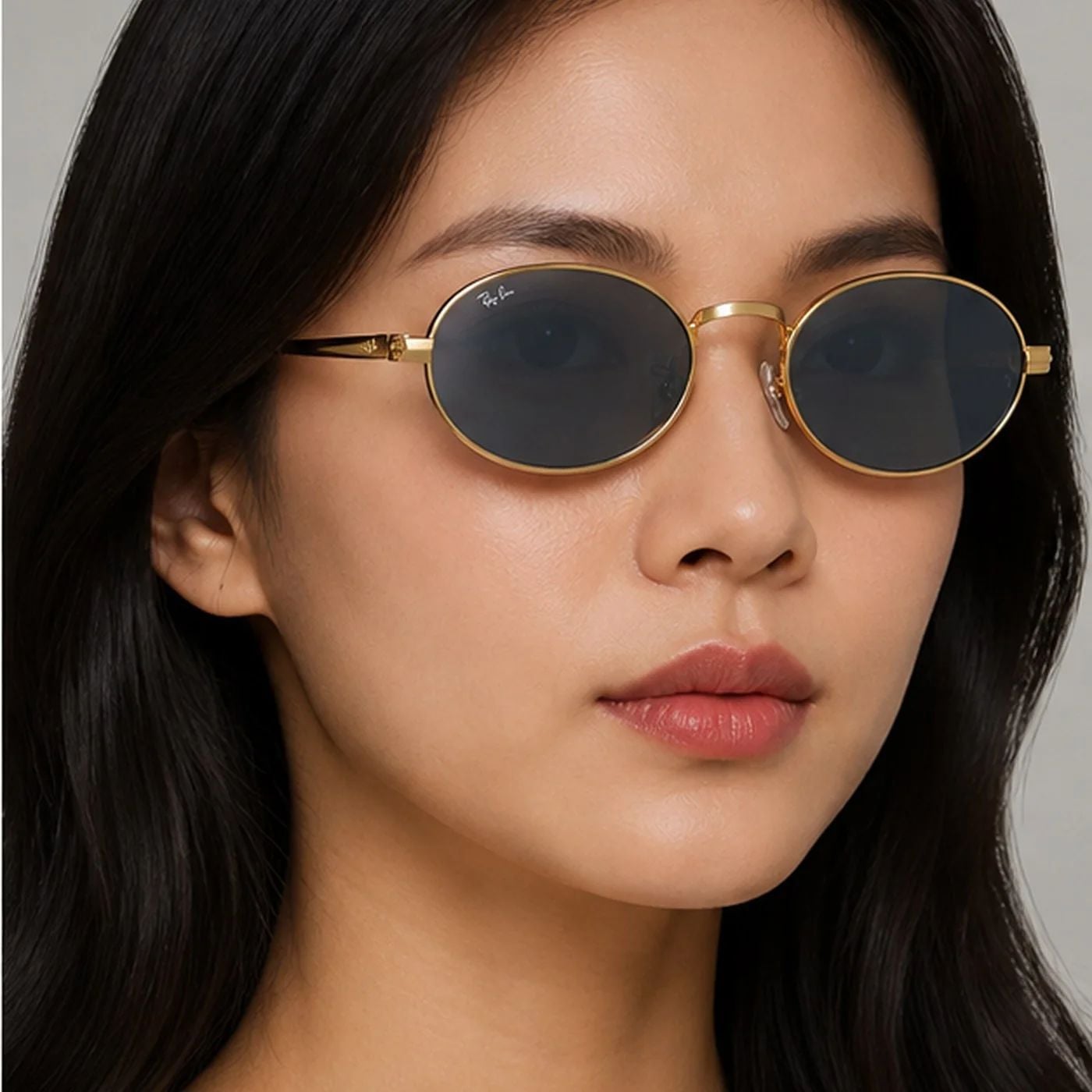 Kính mát Rayban A$AP Rocky Metal 2026 RB3931 001/56 - Gọng vàng Arista, tròng xanh dương