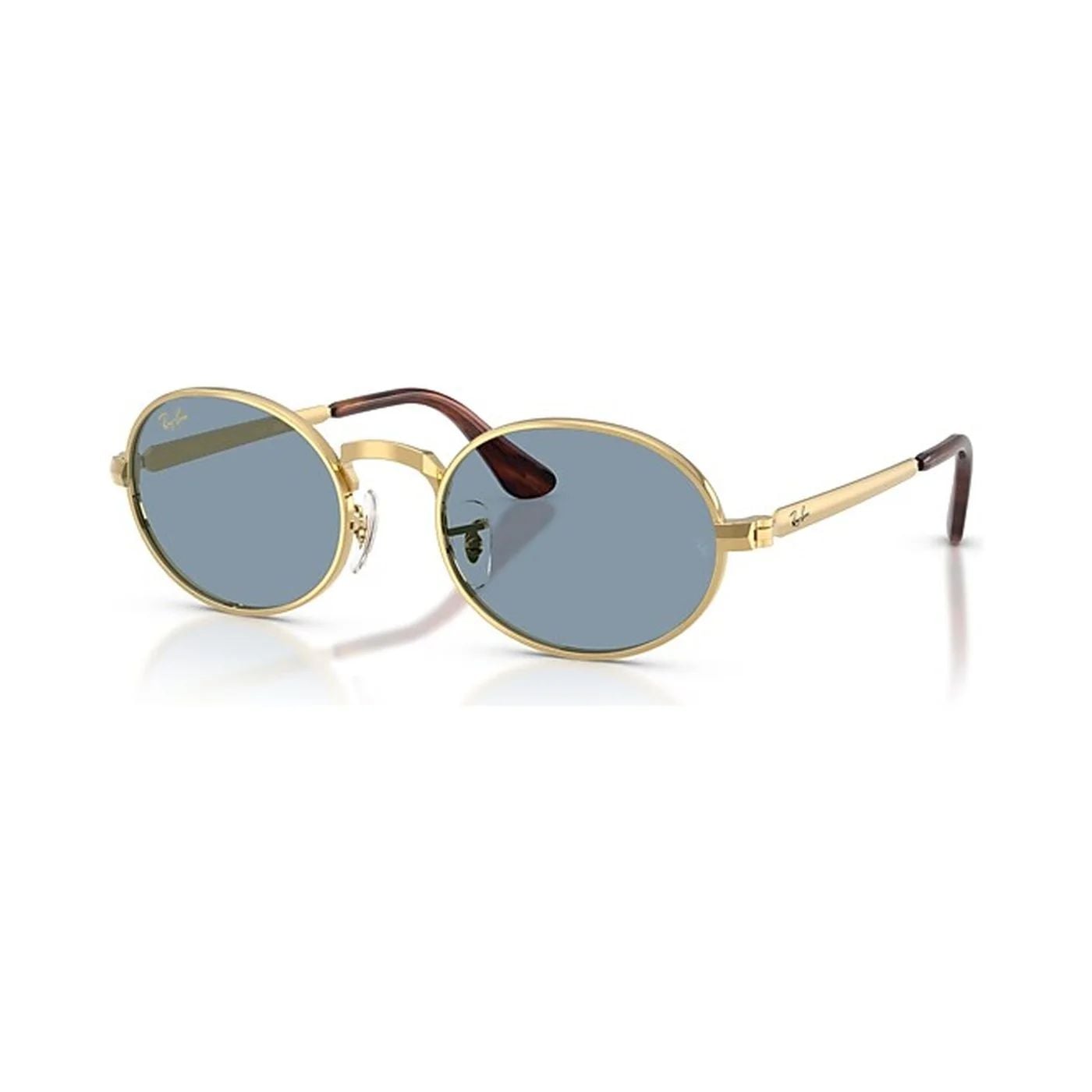Kính mát Rayban A$AP Rocky Metal 2026 RB3931 001/56 - Gọng vàng Arista, tròng xanh dương