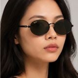 Kính mát Rayban A$AP Rocky Metal 2026 RB3931 002/J5 - Gọng đen, tròng xám đậm