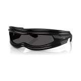 Kính mát Rayban A$AP Rocky Ultra Wrap 001 RB4943 601/87 - Đen bóng, tròng đen siêu đậm