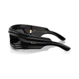 Kính mát Rayban A$AP Rocky Ultra Wrap 001 RB4943 601/87 - Đen bóng, tròng đen siêu đậm