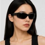 Kính mát Rayban A$AP Rocky Ultra Wrap 003 RB4941 601/87 - Đen bóng, tròng đen siêu đậm