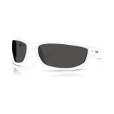 Kính mát Rayban A$AP Rocky Ultra Wrap 003 RB4941 671/87 - Trắng bóng, tròng đen siêu đậm