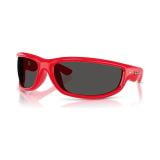 Kính mát Rayban A$AP Rocky Ultra Wrap 003 RB4941 6831/87 - Đỏ bóng, tròng đen siêu đậm