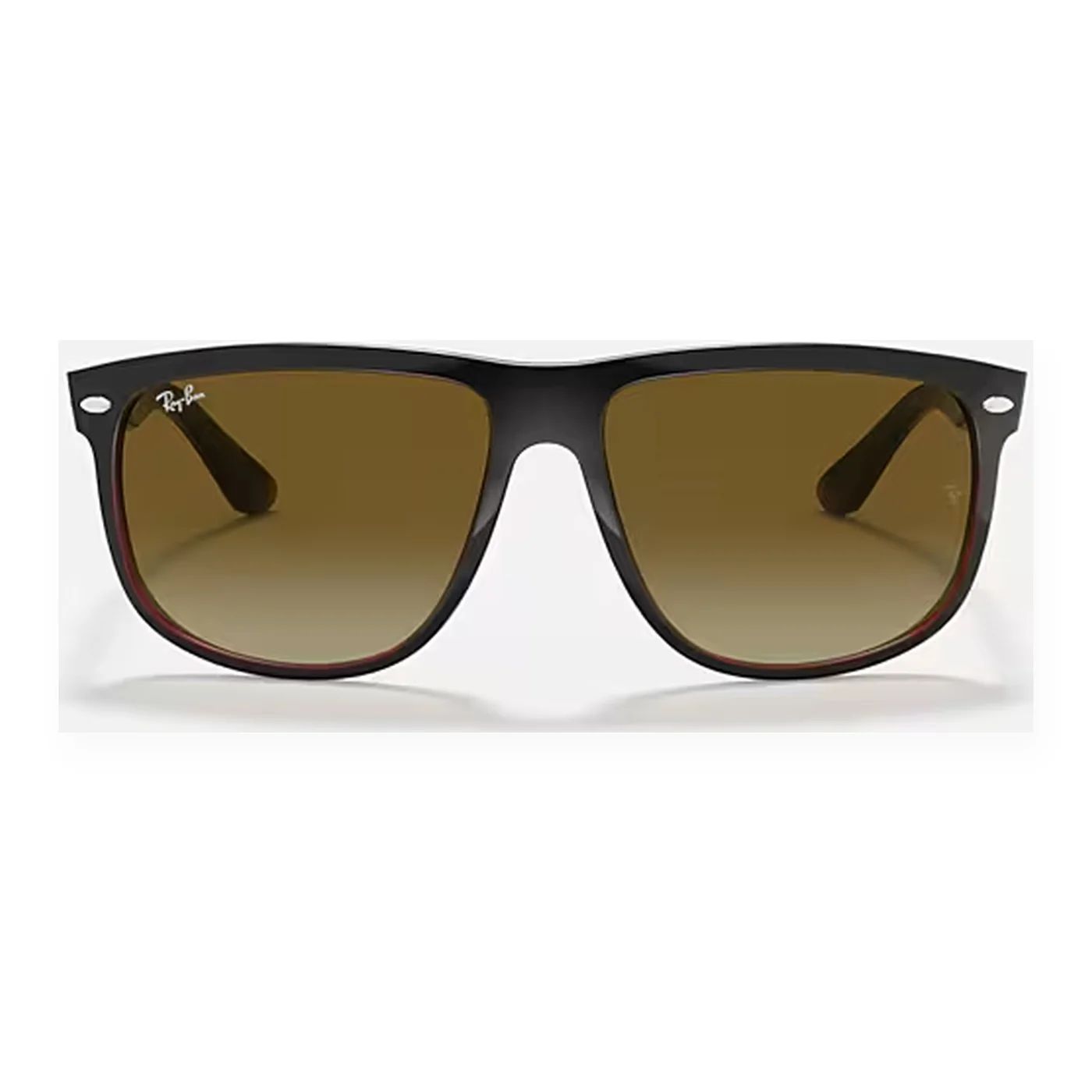 Kính mát Rayban Boyfriend RB4147 609585 - Đen phối nâu bóng, tròng nâu chuyển nâu đậm