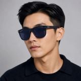 Kính mát Rayban Boyfriend RB4147 671780 - Xanh dương đậm bóng, tròng xanh dương đậm