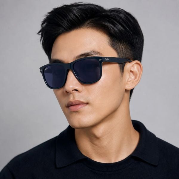 Kính mát Rayban Boyfriend RB4147 671780 - Xanh dương đậm bóng, tròng xanh dương đậm