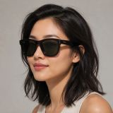 Kính mát Rayban Boyfriend Reverse RBR0501S 6790VR - Nâu đồi mồi đậm, tròng xanh lá đậm G-15