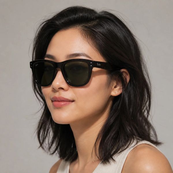 Kính mát Rayban Boyfriend Reverse RBR0501S 6790VR - Nâu đồi mồi đậm, tròng xanh lá đậm G-15