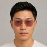 Kính mát Rayban Caravan Reverse RBR0102S 001/LB - Vàng Arista bóng, tròng hồng phân cực