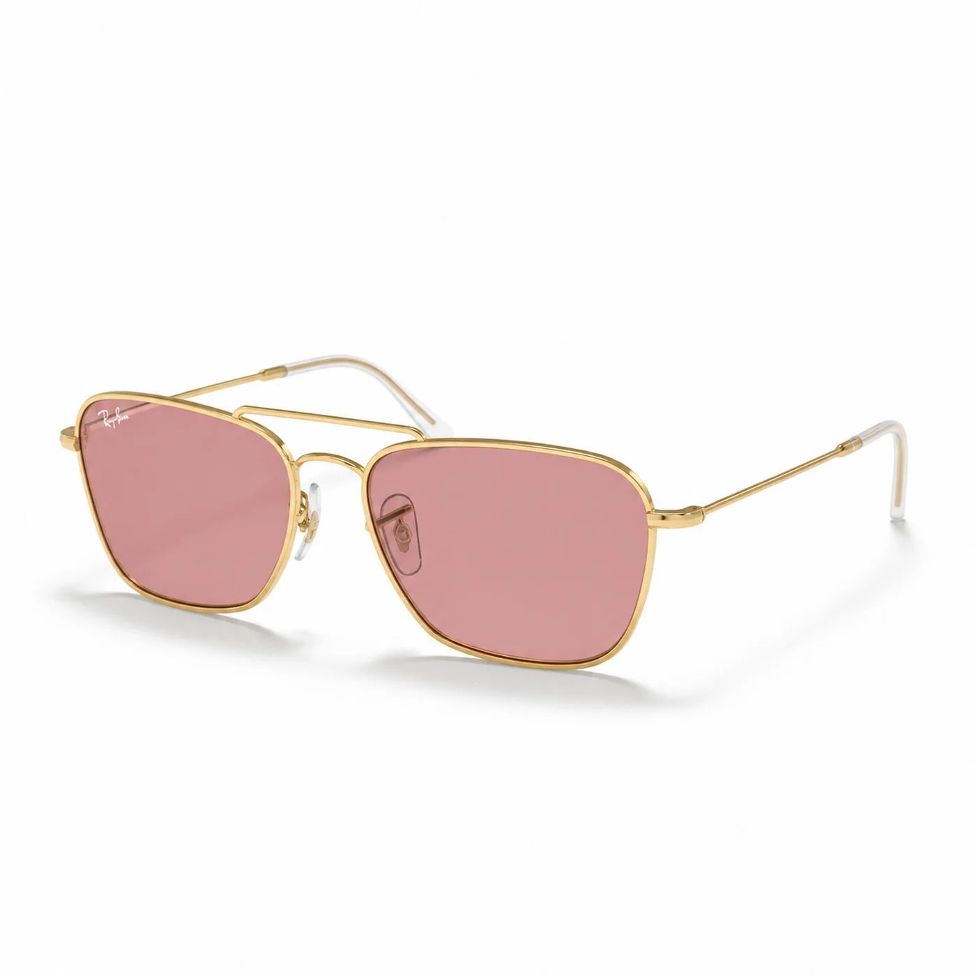 Kính mát Rayban Caravan Reverse RBR0102S 001/LB - Vàng Arista bóng, tròng hồng phân cực