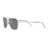 Kính mát Rayban Caravan Reverse RBR0102S 003/GS - Bạc bóng, tròng xám tráng gương bạc