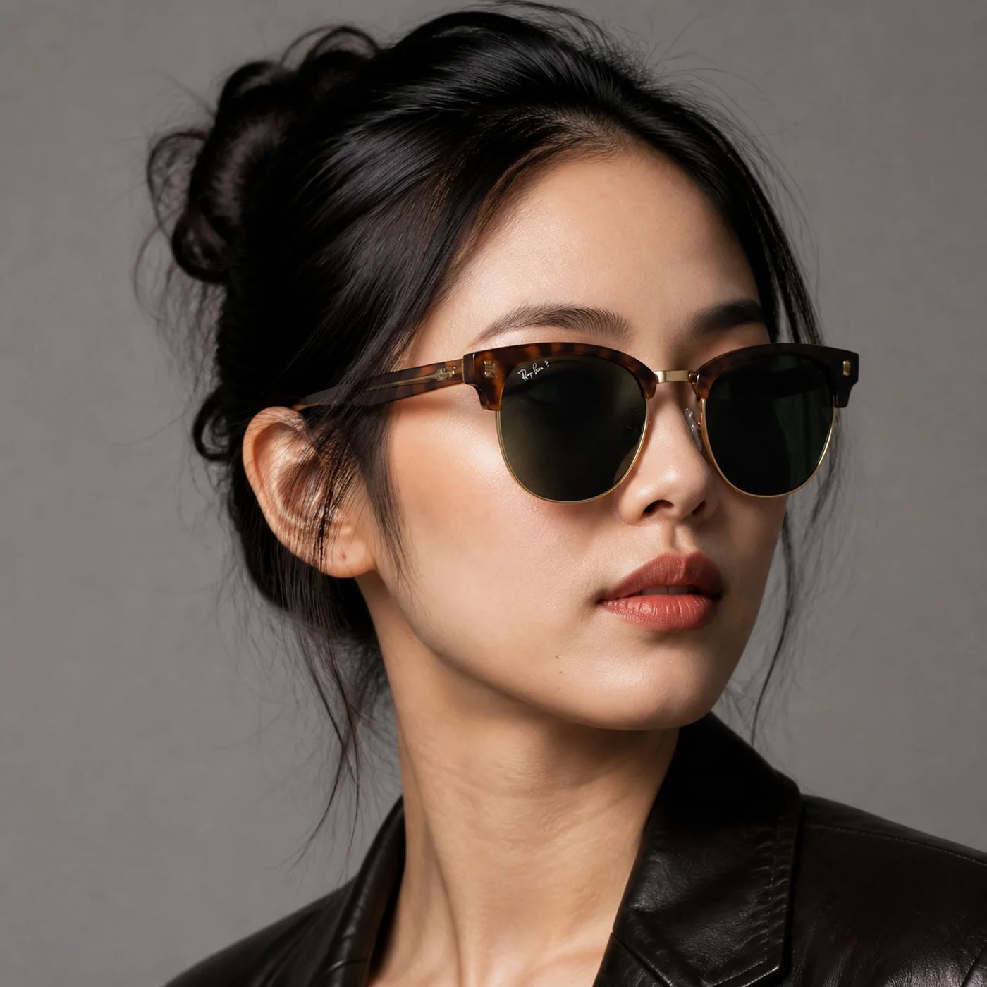 Kính mát Rayban Clubmaster Reverse RBR0504S 1359VR - Nâu đồi mồi, tròng xanh lá đậm G-15