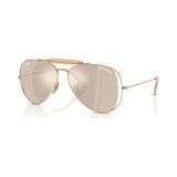 Kính mát Rayban × Dolce&Gabbana The Outdoorsman RB3029M 001/0V - Vàng Arista, tròng trong suốt tráng gương trắng vàng