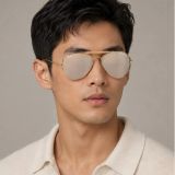 Kính mát Rayban × Dolce&Gabbana The Outdoorsman RB3029M 001/0V - Vàng Arista, tròng trong suốt tráng gương trắng vàng