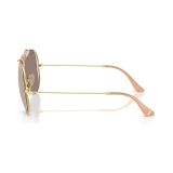 Kính mát Rayban × Dolce&Gabbana The Outdoorsman RB3029M 001/0V - Vàng Arista, tròng trong suốt tráng gương trắng vàng
