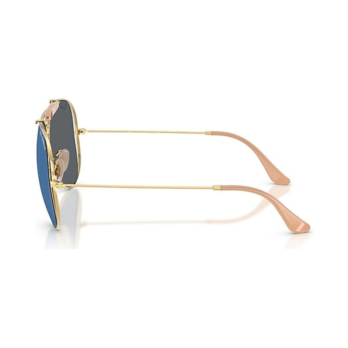 Kính mát Rayban × Dolce&Gabbana The Outdoorsman RB3029M 001/55 - Vàng Arista, tròng xanh dương đậm tráng gương xanh