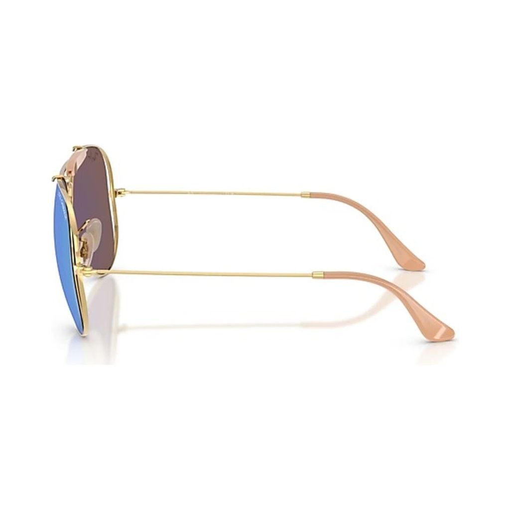 Kính mát Rayban × Dolce&Gabbana The Outdoorsman RB3029M 001/8N - Vàng Arista, tròng xanh lá tráng gương xanh
