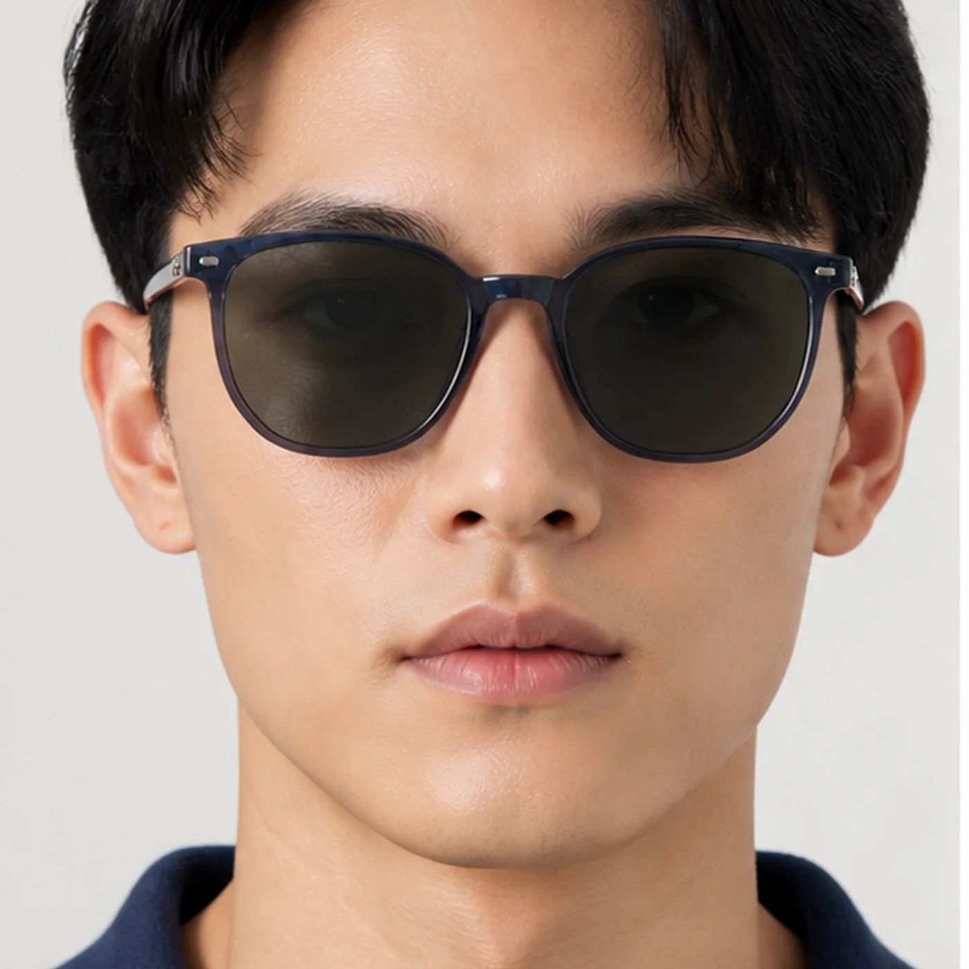 Kính mát Rayban Elliot RB2197 1437/62 - Xanh dương trong suốt bóng, tròng xanh dương