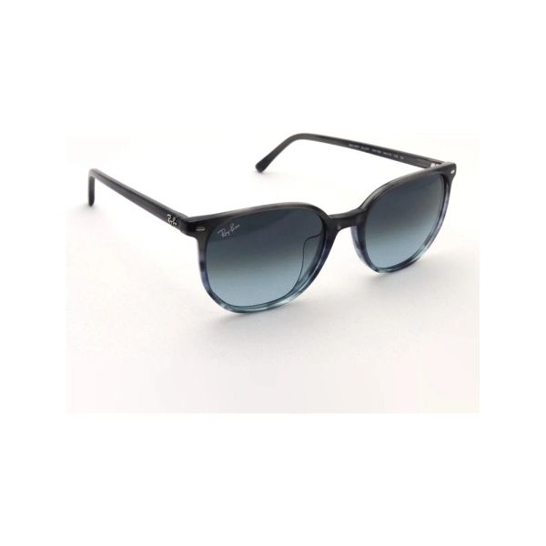 Kính mát Rayban Elliot RB2197F 1391/GK - Xám sọc chuyển xanh dương, tròng xanh dương chuyển đen