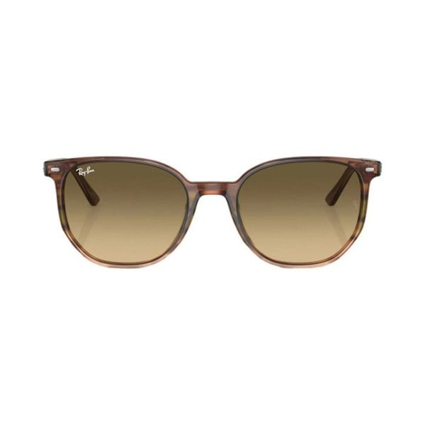 Kính mát Rayban Elliot RB2197F 1392/0A - Nâu sọc chuyển xanh lá, tròng nâu chuyển đen