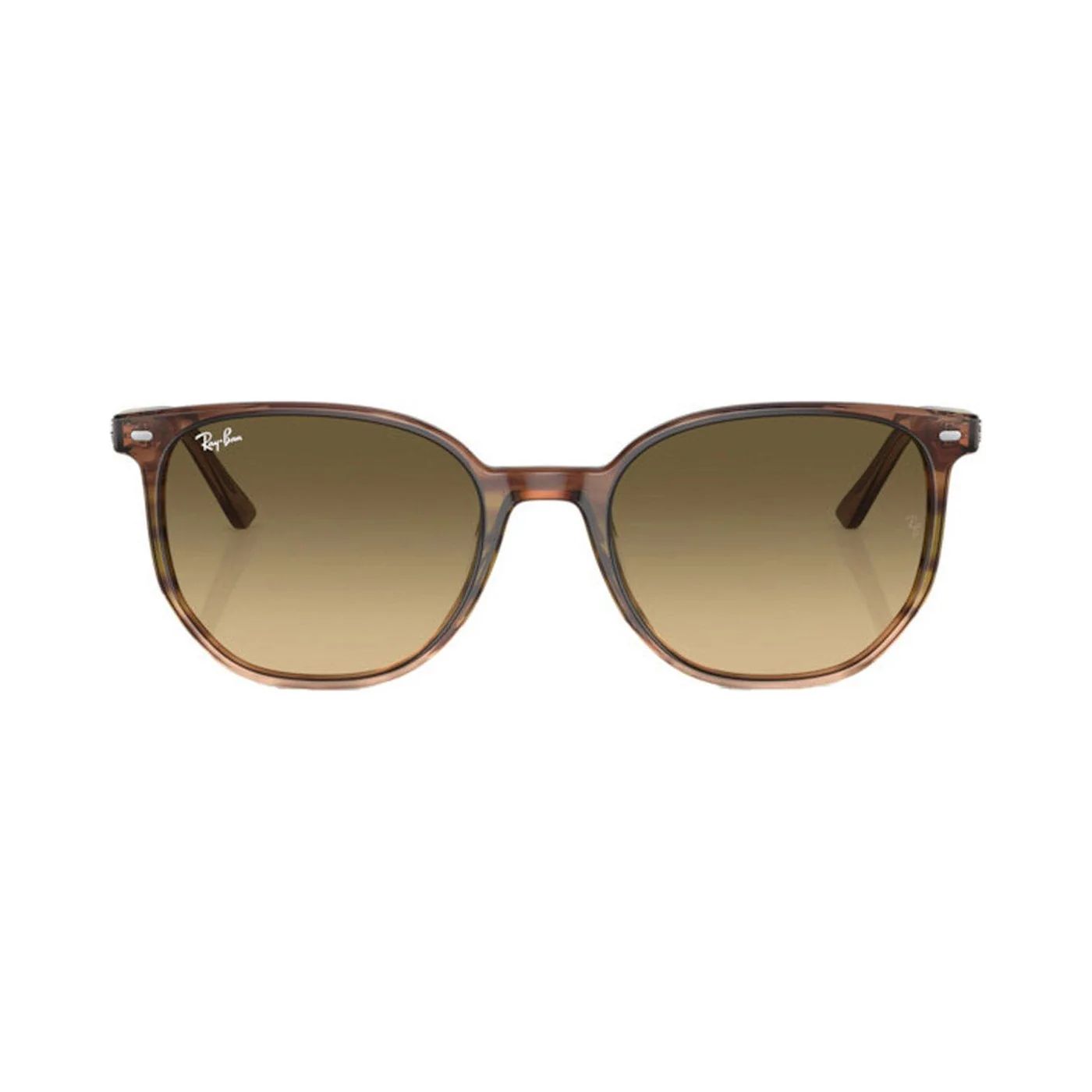 Kính mát Rayban Elliot RB2197F 1392/0A - Nâu sọc chuyển xanh lá, tròng nâu chuyển đen