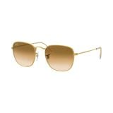 Kính mát Rayban Frank RB3857 9196/51 - Vàng Legend bóng, tròng nâu chuyển trong