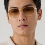Kính mát Rayban Frank RB3857 9196/51 - Vàng Legend bóng, tròng nâu chuyển trong