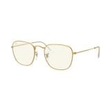 Kính mát Rayban Frank RB3857 9196/BL - Vàng Legend bóng, tròng xám quang sắc lọc ánh sáng xanh