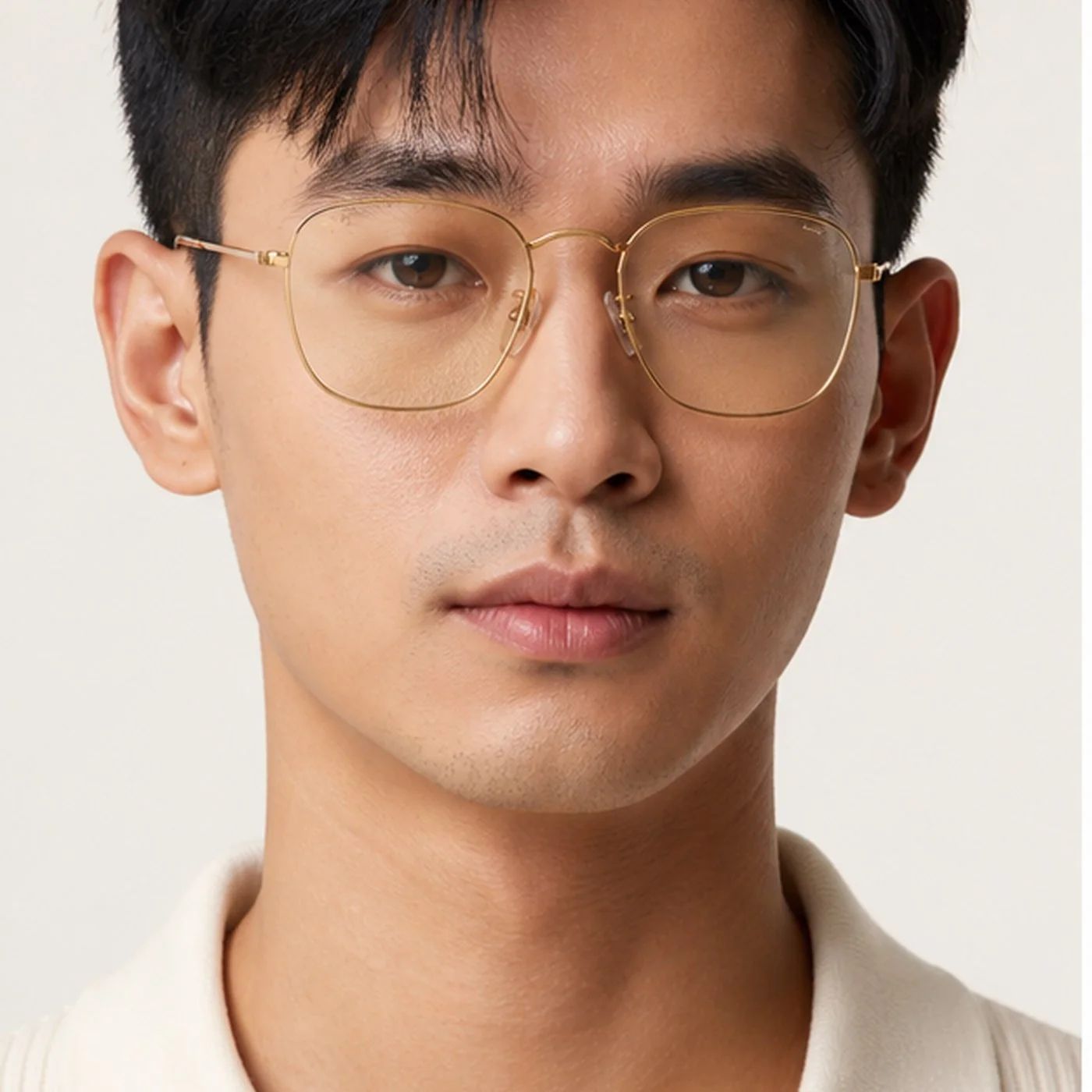 Kính mát Rayban Frank RB3857 9196/BL - Vàng Legend bóng, tròng xám quang sắc lọc ánh sáng xanh