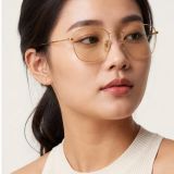 Kính mát Rayban Frank RB3857 9196/BL - Vàng Legend bóng, tròng xám quang sắc lọc ánh sáng xanh
