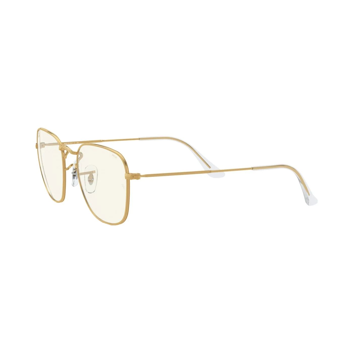 Kính mát Rayban Frank RB3857 9196/BL - Vàng Legend bóng, tròng xám quang sắc lọc ánh sáng xanh