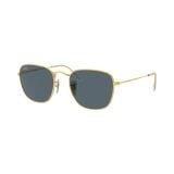 Kính mát Rayban Frank RB3857 9196/R5 - Vàng Legend bóng, tròng xanh dương