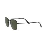 Kính mát Rayban Frank RB3857 9199/31 - Đen bóng, tròng xanh lá G-15