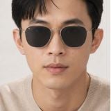 Kính mát Rayban Frank RB8157 9209/48 - Bạc bóng, tròng đen phân cực