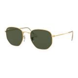 Kính mát Rayban Hexagonal RB3548 919631 - Vàng Legend, tròng xanh G-15
