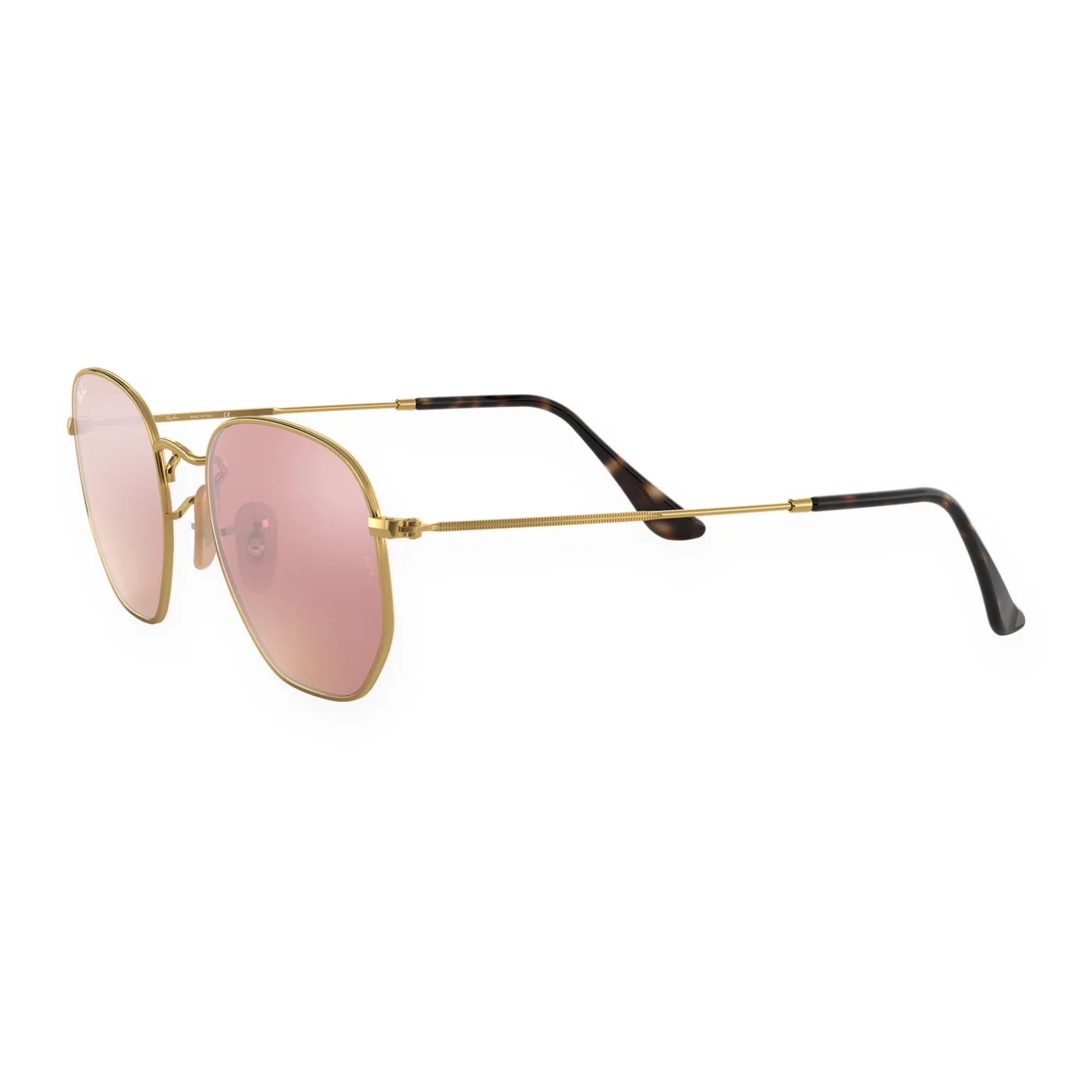 Kính mát Rayban Hexagonal RB3548N 001/Z2 - Vàng Arista bóng, tròng ánh đồng