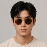 Kính mát Rayban Round Reverse RBR0103S 001/CB - Vàng Arista bóng, tròng nâu chuyển sắc