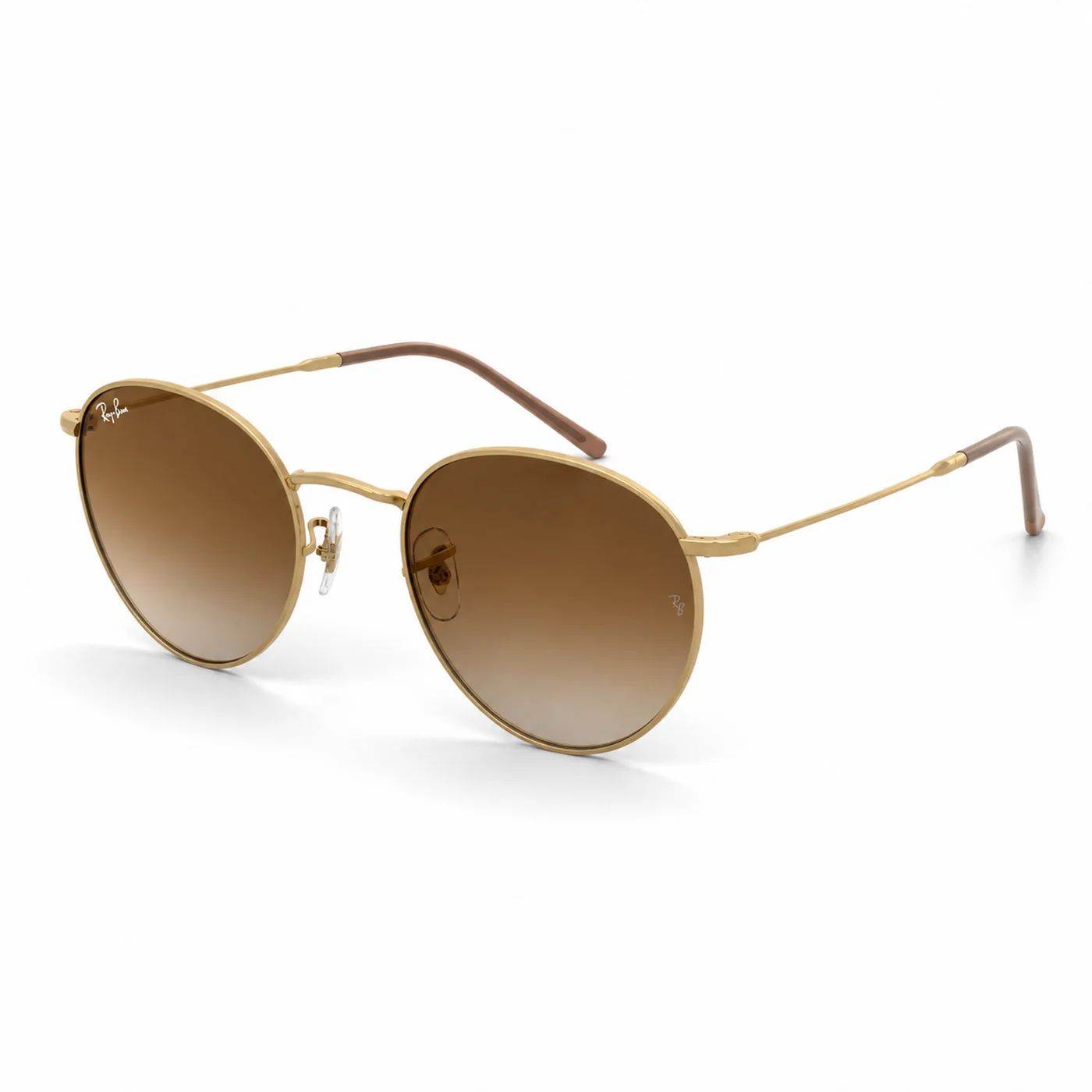 Kính mát Rayban Round Reverse RBR0103S 001/CB - Vàng Arista bóng, tròng nâu chuyển sắc