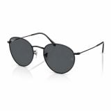 Kính mát Rayban Round Reverse RBR0103S 002/GR - Đen bóng, tròng xám đậm