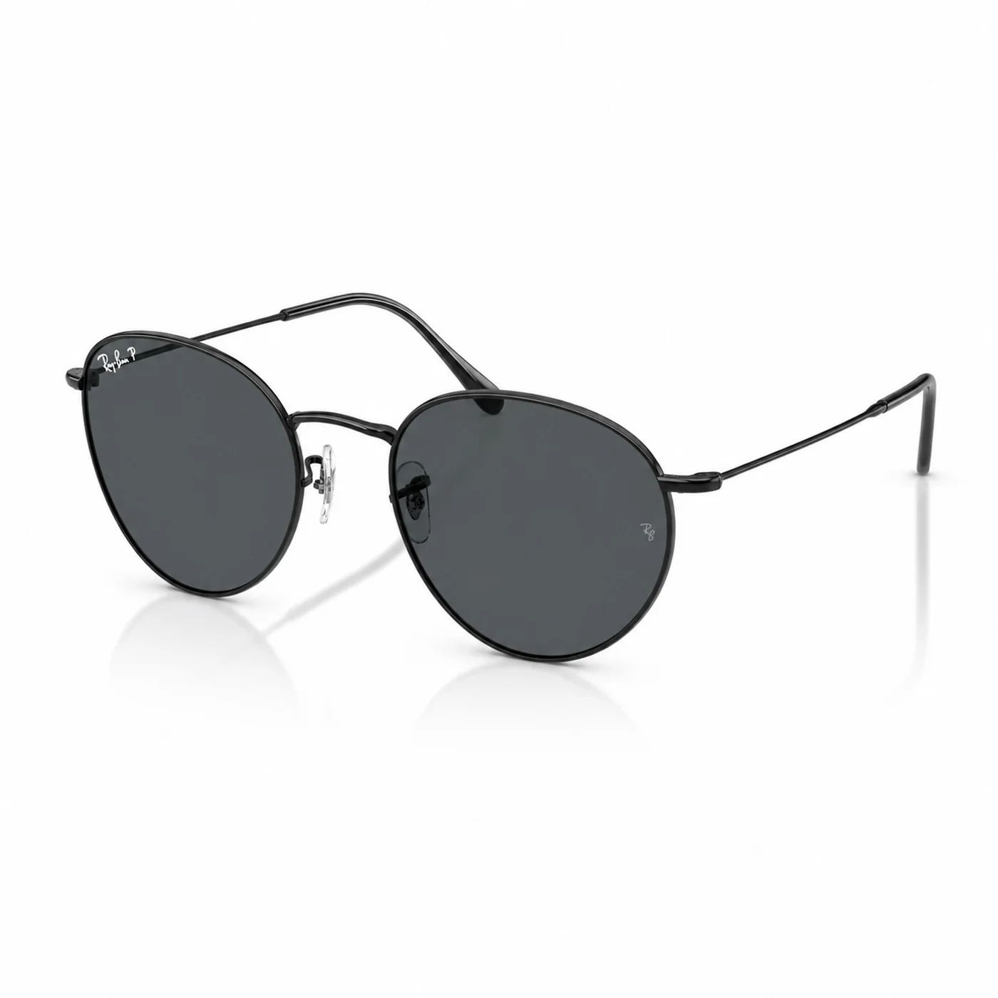 Kính mát Rayban Round Reverse RBR0103S 002/GR - Đen bóng, tròng xám đậm