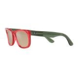 Kính mát Rayban Wayfarer Reverse RBR0502S 67132O - Đỏ trong suốt, tròng nâu đậm tráng gương vàng nhạt