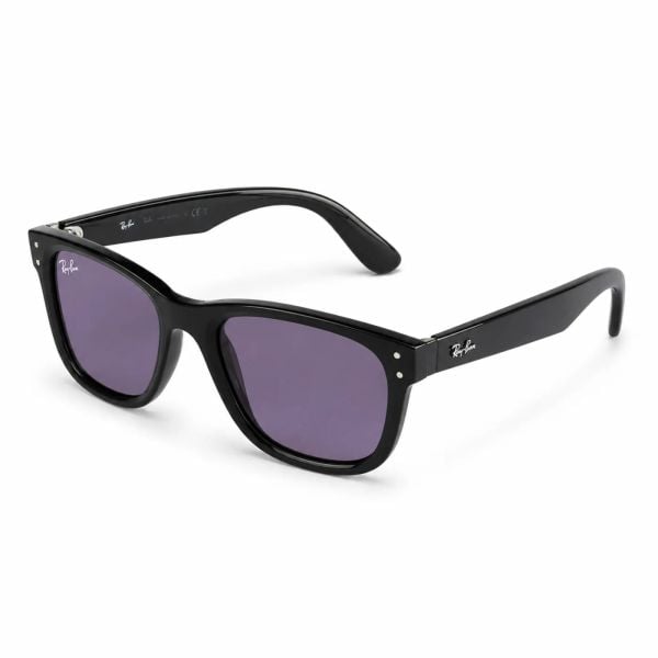 Kính mát Rayban Wayfarer Reverse RBR0502SF 66771A - Đen bóng, tròng tím