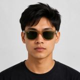 Kính mát Rayban Wayfarer Reverse RBR0502SF 6727VR - Nâu nhạt trong suốt, tròng xanh lá đậm G-15