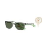 Kính mát trẻ em Rayban Star Wars Grogu Mini New Wayfarer RJ9052SF 722871 - Xám trong suốt, tròng xanh lá đậm
