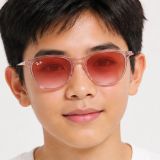 Kính mát trẻ em Rayban Junior RJ9060SF 7226V0 - Tím trong suốt